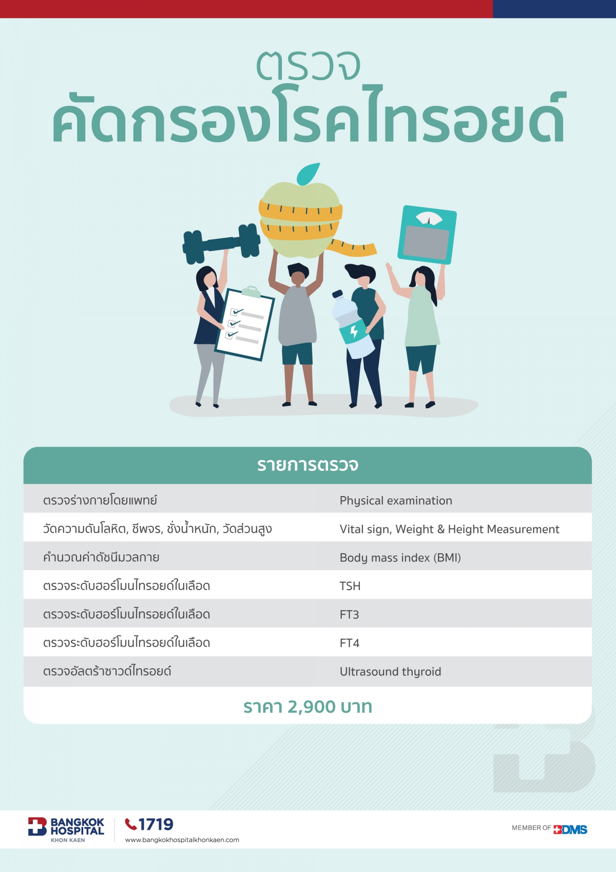 ตรวจคัดกรองโรคไทรอยด์